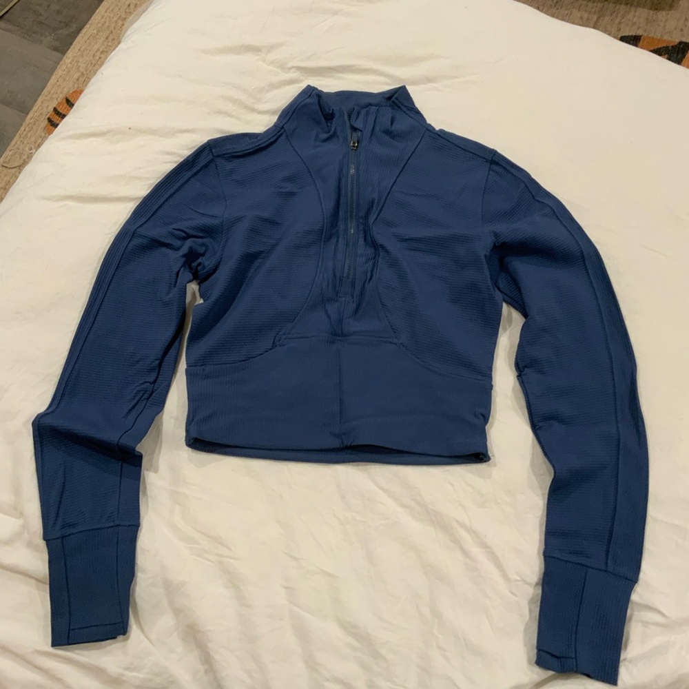 tj maxx workout cropped zip up